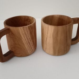 Teak Coffee Mugs