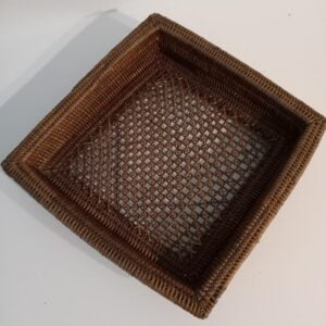 Antique Rattan napkin holder
